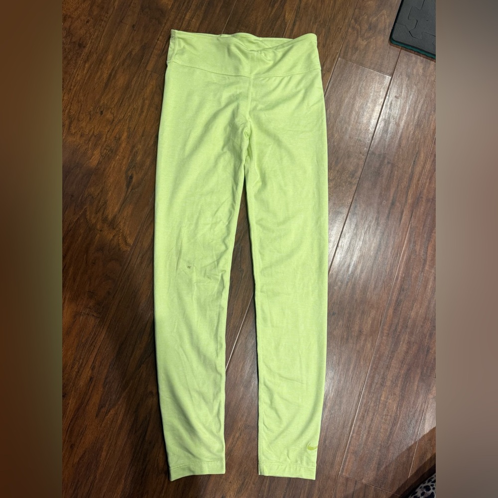 Nike Kids Bright Lime Leggings